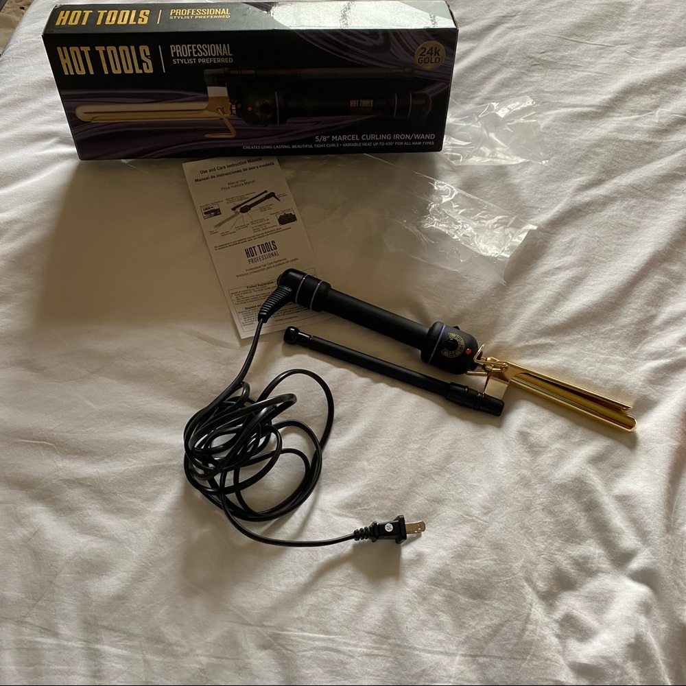 Hot tools curling iron 5/8”